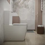 Унитаз-компакт Lavinia Boho Aveo 3306010R напольный безободковый с микролифтом фото 5
