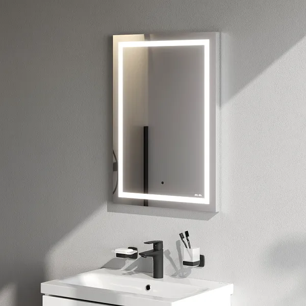 Зеркало AM.PM Gem 50x70 M91AMOX0501WG с подсветкой фото 4