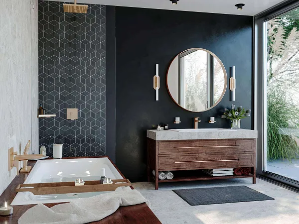 Смеситель Hansgrohe Metropol 32565140 для душа с внутренней частью фото 2