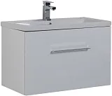 Тумба с раковиной Aquanet Порто 80 белая фото 1