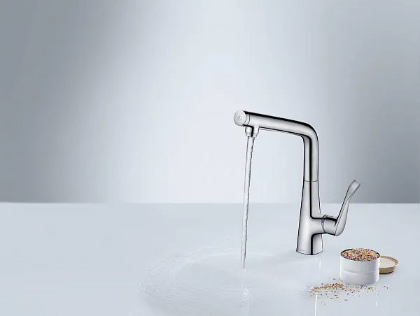 Смеситель Hansgrohe Metris Select M71 14883000 для кухонной мойки фото 6
