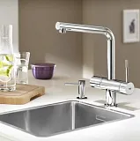 Смеситель Grohe Blue 31345002 для кухонной мойки с функцией фильтрации воды фото 4