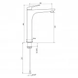 Смеситель для раковины PAINI Laguna LACR205LL фото 9