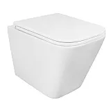 Унитаз Azario Pro PRO-002 подвесной безободковый с сиденьем микролифт фото 1
