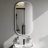 Зеркало AM.PM Func 55x100 M8FMOX0551WGH с подсветкой фото 3