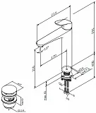 Смеситель Am.Pm Like F8092200 для раковины с донным клапаном фото 10
