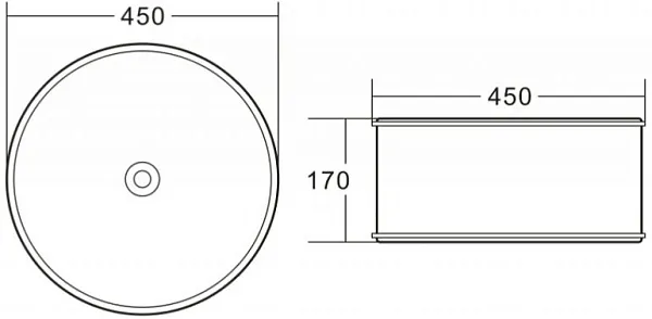 Раковина BelBagno 45 см BB1383 фото 3