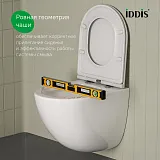 Унитаз Iddis Axes AXERDSEi25 подвесной безободковый с сиденьем микролифт фото 4
