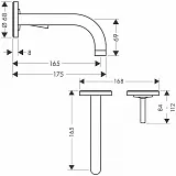 Смеситель Axor Uno 2 38113000 для раковины фото 3
