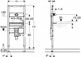 Инсталляция для раковины Geberit Duofix 111.561.00.1 фото 2