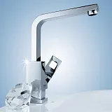 Смеситель Grohe Eurocube 23135000 для раковины с донным клапаном фото 6