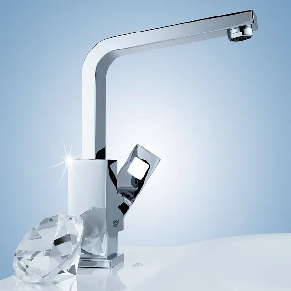 Смеситель Grohe Eurocube 23135000 для раковины с донным клапаном фото 6