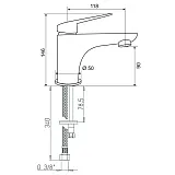 Смеситель для раковины PAINI Laguna LAYO205 фото 8