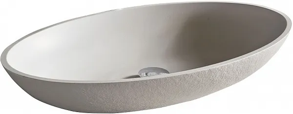 Раковина Acquabella On-Top Oval 58 см LAVABO_ON-TOP_OVAL_SLATE_BLANCO фото 1