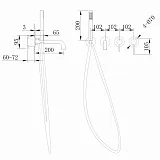Смеситель для ванны с душем ABBER Wasser Kreis AF8130MRG фото 4