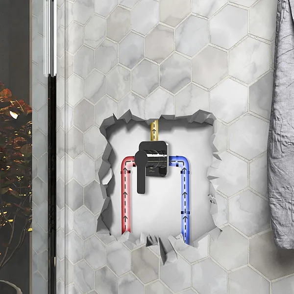 Встраиваемый смеситель PAINI Arena 92CR690FT1LMKM фото 3