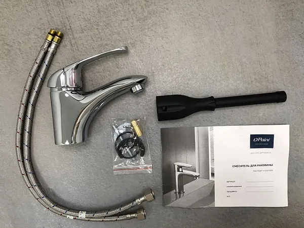 Смеситель для раковины PAINI Trento TRCR205LMKM фото 7