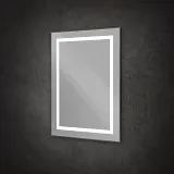 Зеркало BelBagno Kraft 60x80 SPC-KRAFT-600-800-SENS-NERO с подсветкой фото 4