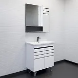 Зеркало Comforty Нарва 70x80 00-00015235CF с полочкой фото 4