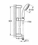 Душевой гарнитур Grohe Tempesta 27794001 фото 2