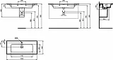 Раковина Ideal Standard Strada II 104 см T300401 фото 11