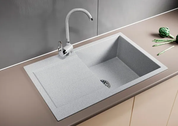 Кухонная мойка Mixline ML-GM31-310 Серая 537714 фото 4