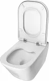 Унитаз безободковый с инсталляцией и кнопкой смыва Roca The Gap 893104100 фото 5