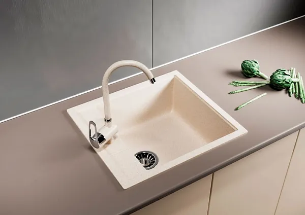 Кухонная мойка Mixline ML-GM28-328 Бежевая 533504 фото 4