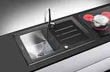 Кухонная мойка Tolero Ceramic Glas TG-780 78 Белая оборачиваемая фото 2