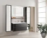 Шкаф-пенал Акватон Римини 35x168 см черный 1A234703RN950 фото 3