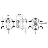 Встраиваемый смеситель PAINI Brera 74PZ6911 фото 7