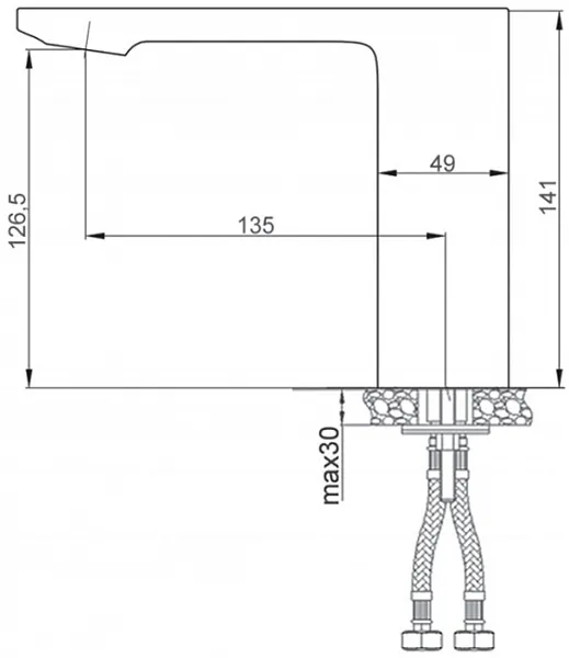 Смеситель Raiber Sensor RHL6505N для раковины фото 2