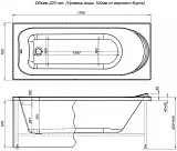 Акриловая ванна Aquanet Nord 170x70 00242331 фото 3