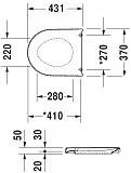 Крышка-сиденье Duravit Starck 3 63890000 с микролифтом фото 2