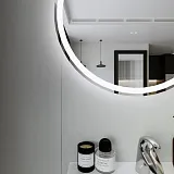 Зеркало Бриклаер Эстель-4 70х70 4627125414367 с подсветкой фото 5