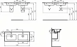 Раковина Ideal Standard Strada II 124 см T300501 фото 4
