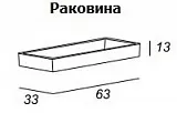Раковина Cezares Delizia 63 см 50184 фото 4