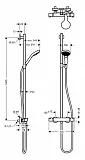 Душевой гарнитур Hansgrohe Croma Select S 27247400 фото 2