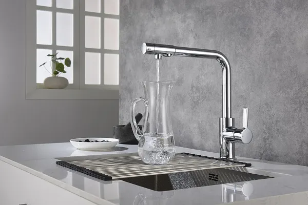 Смеситель для кухонной мойки TIMO Hette 1026/00F фото 6