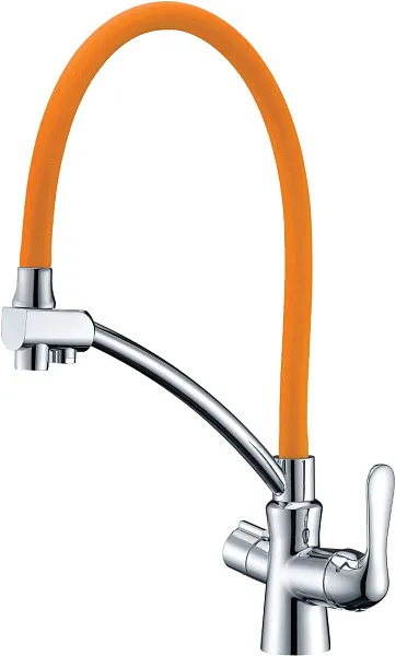 Смеситель Lemark Comfort LM3070C-Orange для кухонной мойки фото 1