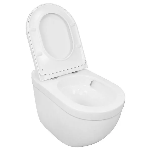 Унитаз Azario Fora AZ-0017-UQ1 подвесной безободковый с сиденьем микролифт фото 4