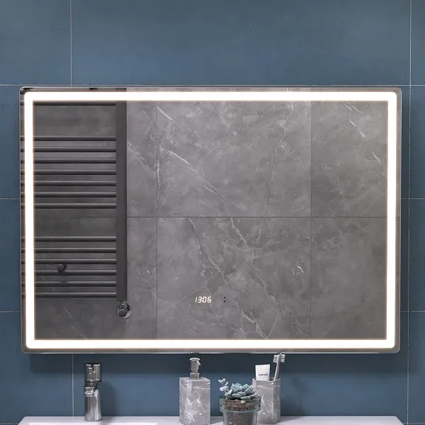 Зеркало Vigo Geometry Luxe 70x100 4630297361803 с подсветкой фото 1