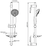 Душевой гарнитур WasserKRAFT A004 фото 9