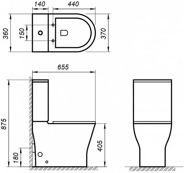 Бачок для унитаза BelBagno Acqua BB340T фото 2