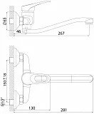 Смеситель Rossinka B B35-24 для кухонной мойки фото 2
