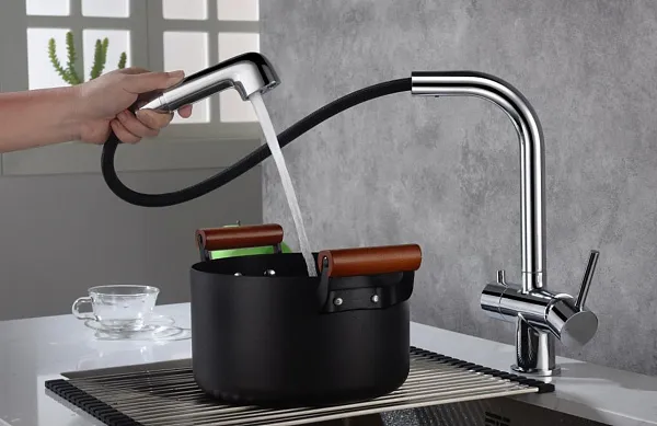 Смеситель для кухонной мойки TIMO Saona 2346/00FL фото 3