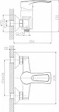 Смеситель Rossinka T T40-41 для душа фото 2