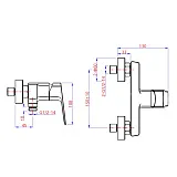 Смеситель для душа PAINI Viva Style P4YO511 фото 4