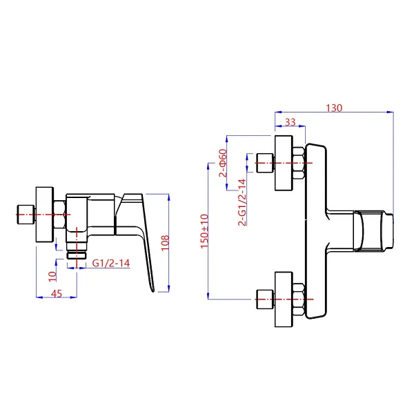 Смеситель для душа PAINI Viva Style P4YO511 фото 4