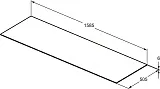 Столешница Ideal Standard Conca 159 см T4202DH фото 2